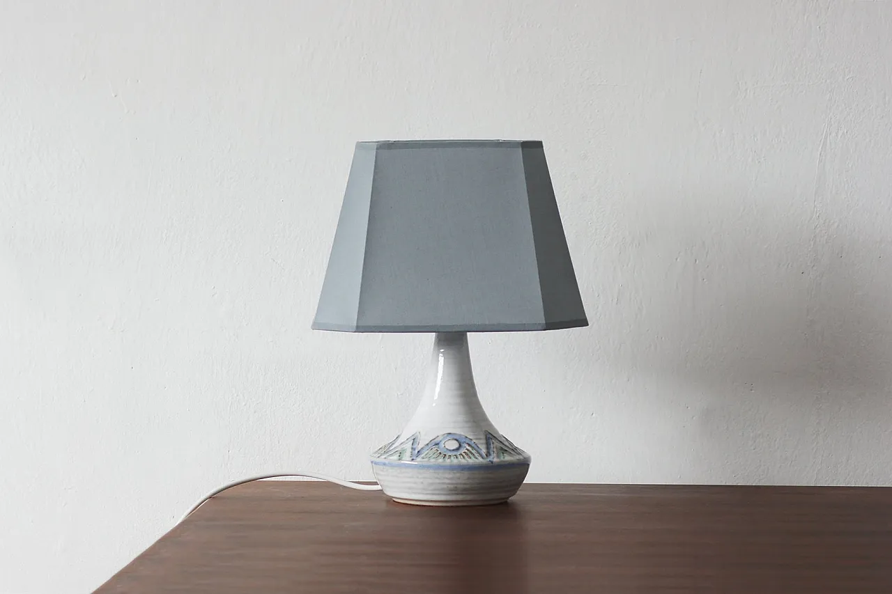 Ceramic table lamp from Søholm Stentøj, 1960s 1