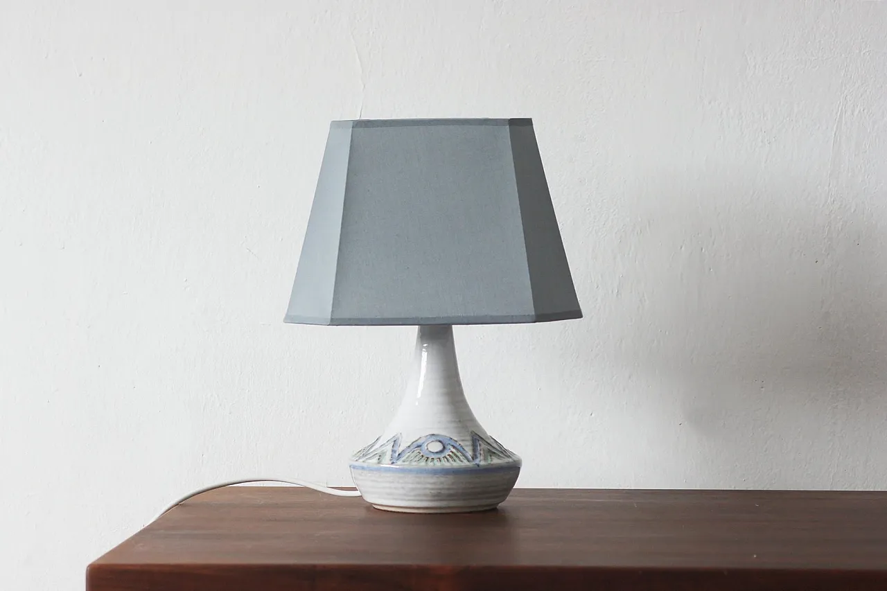 Ceramic table lamp from Søholm Stentøj, 1960s 2