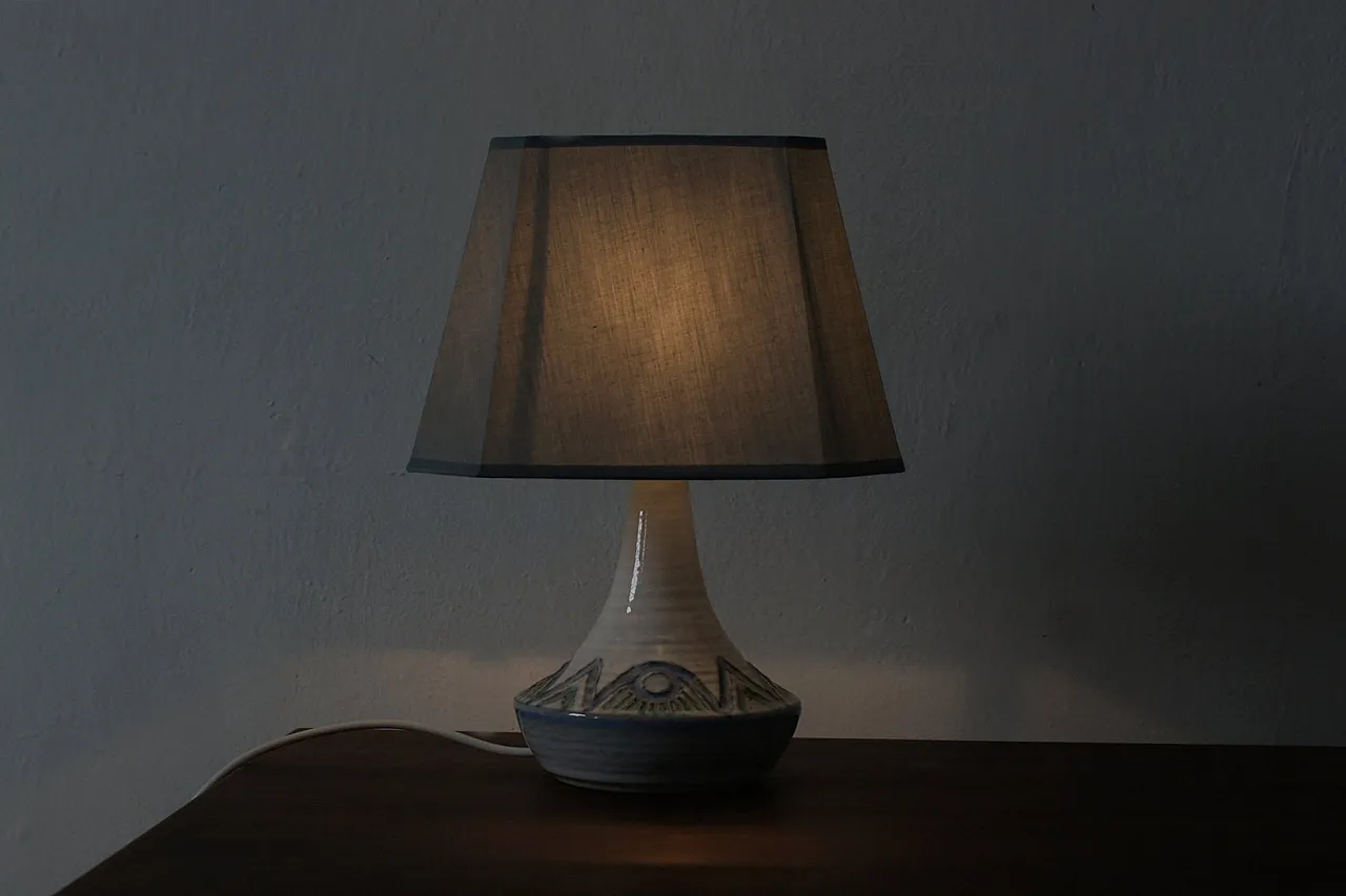 Ceramic table lamp from Søholm Stentøj, 1960s 6