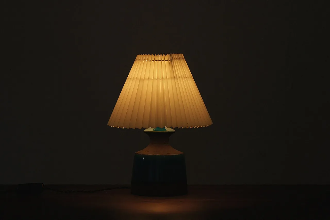 Ceramic table lamp, 1960s 5