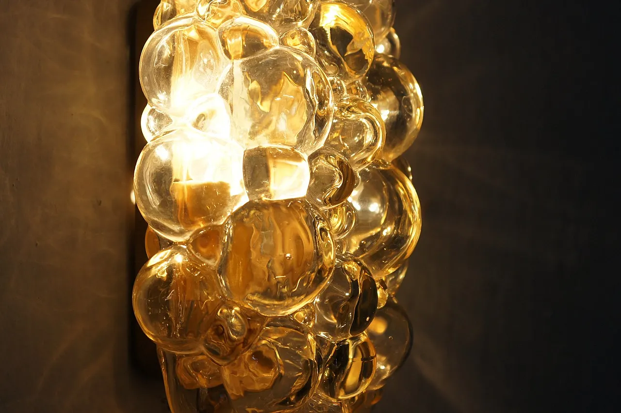 Pair of Mid-Century Modern bubble sconce by Helena Tynell, 1960s 4