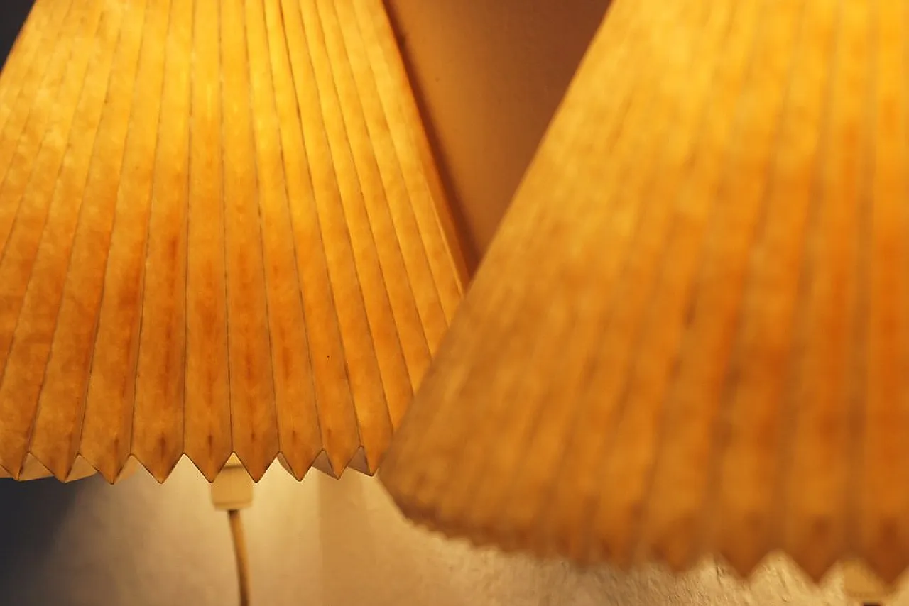Pair of Model 203 wall lights by Henning Seidelin for Le Klint, 1960s 5