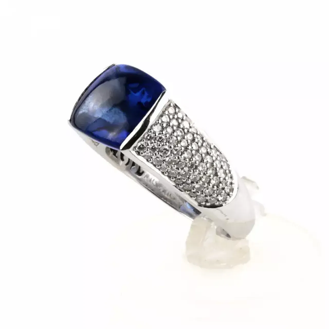 Lykov’s Jewellery ring crafted in 18K white gold, 20th century 8
