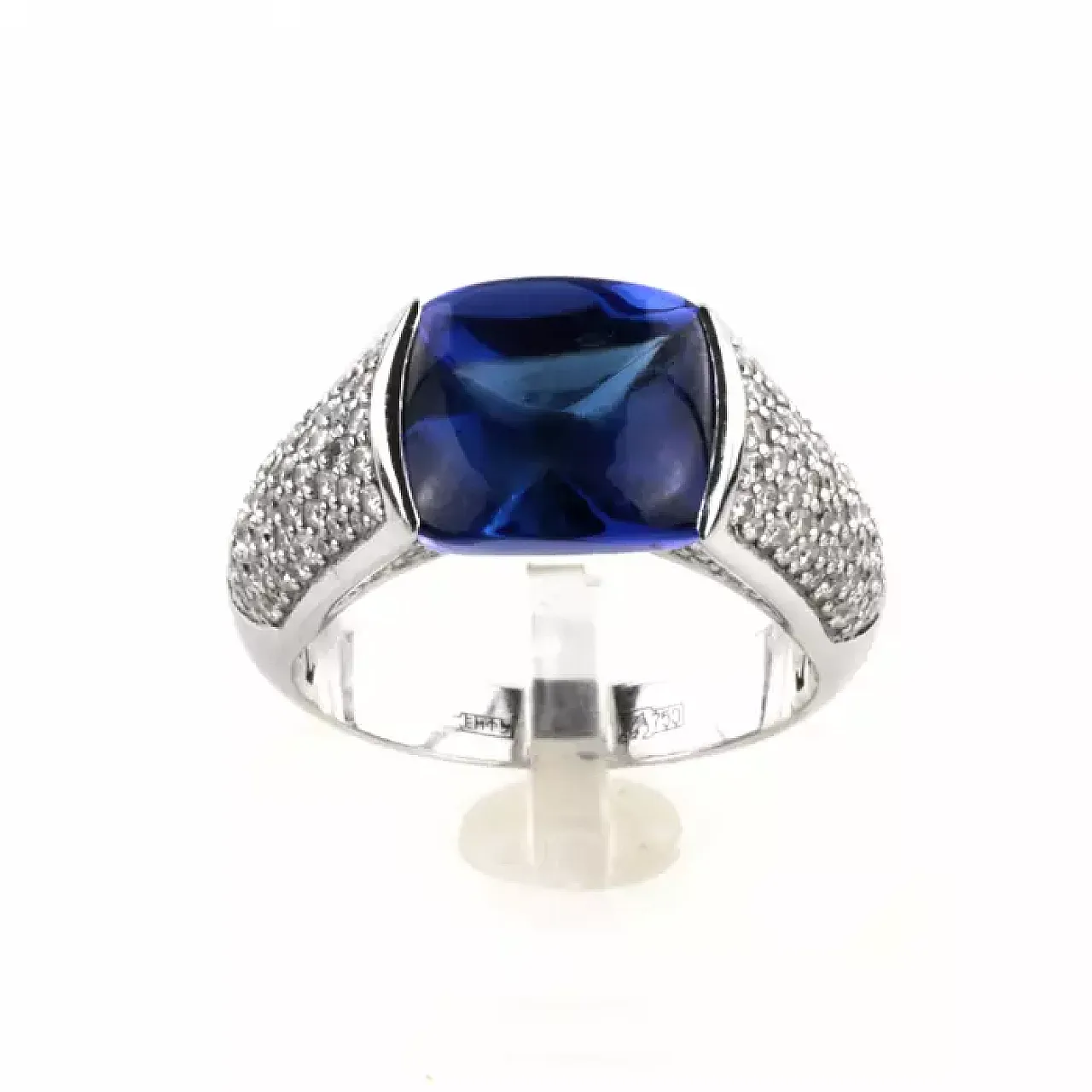 Lykov’s Jewellery ring crafted in 18K white gold, 20th century 9