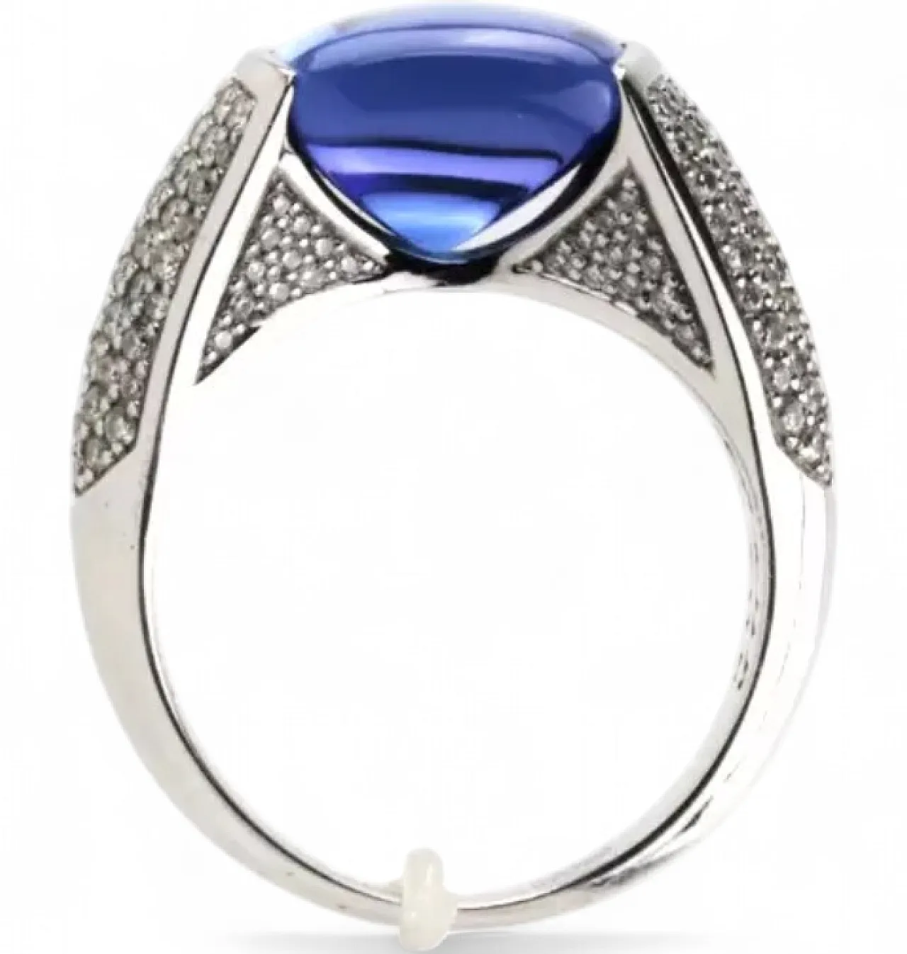 Lykov’s Jewellery ring crafted in 18K white gold, 20th century 10