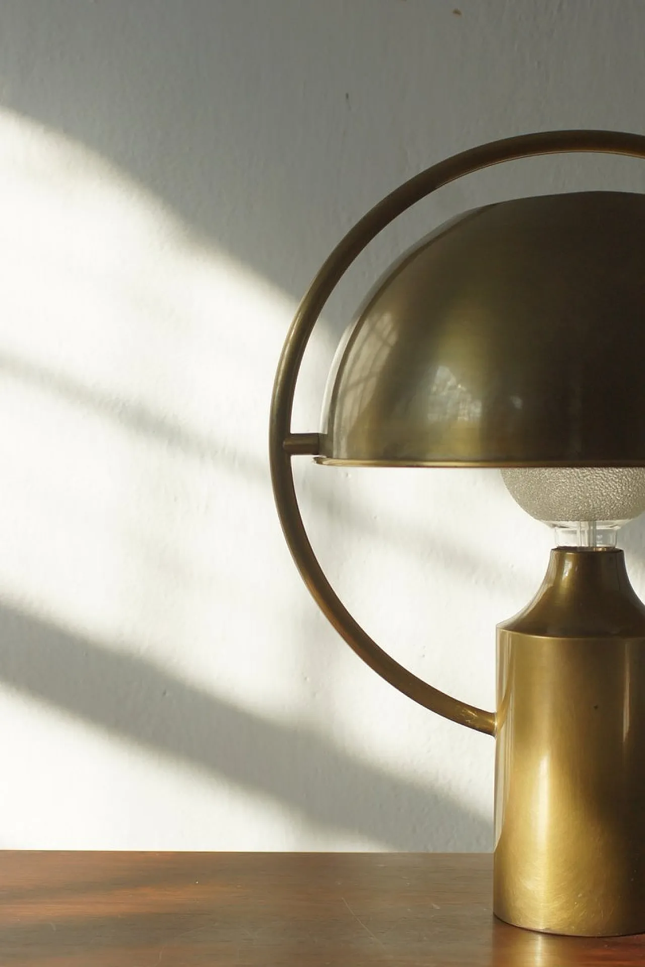 Brass table lamp from Florian Schulz, 1970s 2