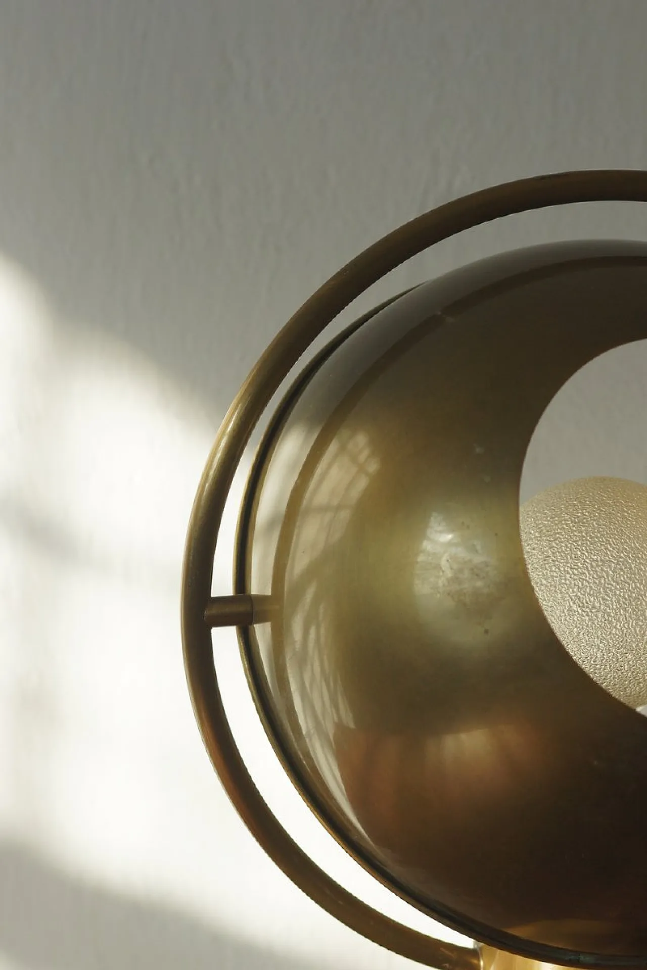 Brass table lamp from Florian Schulz, 1970s 7