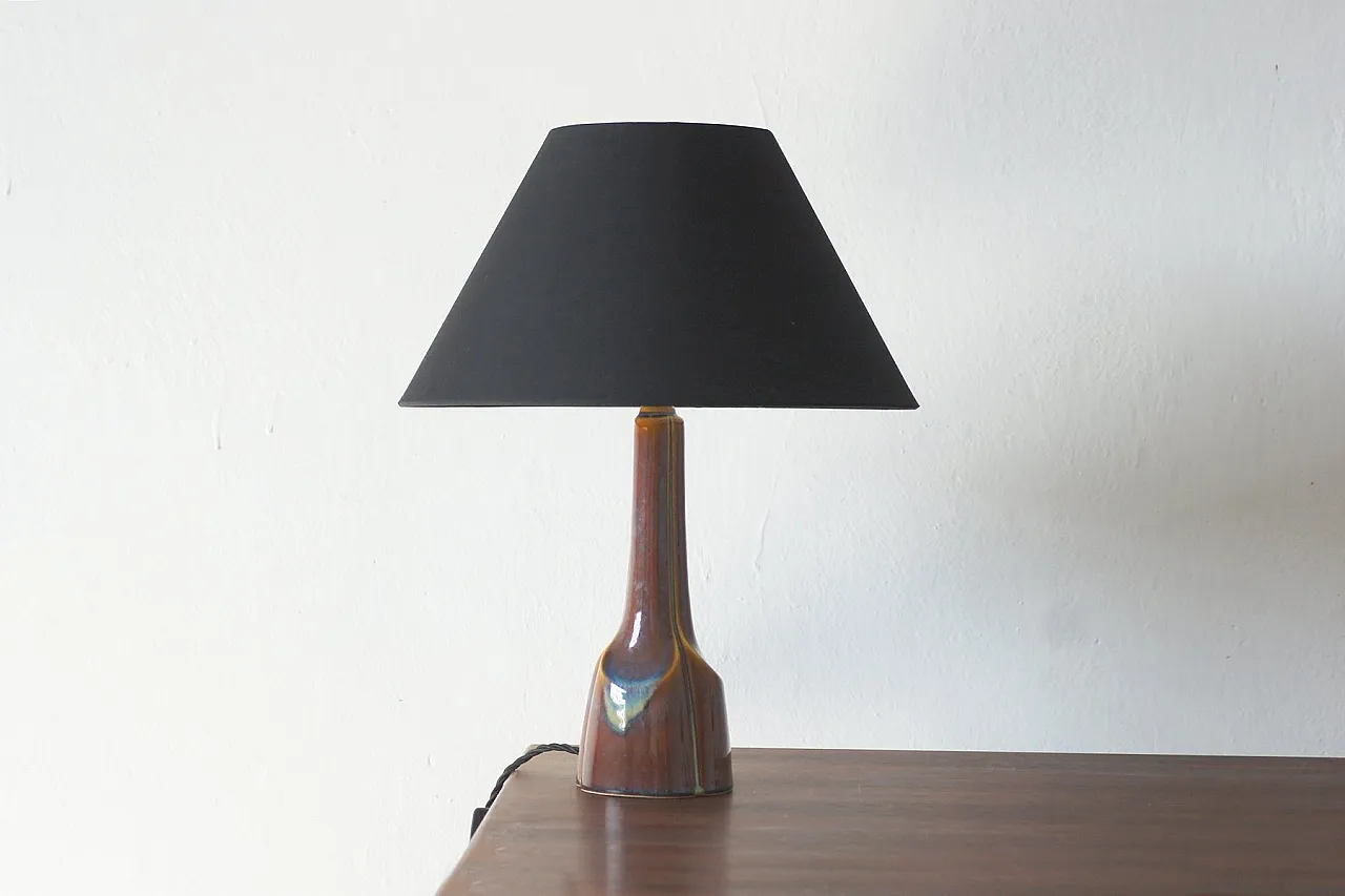 Lampada in ceramica attribuita a Einar Johansen per Søholm, anni '60 1