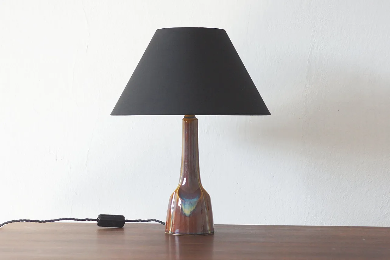 Lampada in ceramica attribuita a Einar Johansen per Søholm, anni '60 2