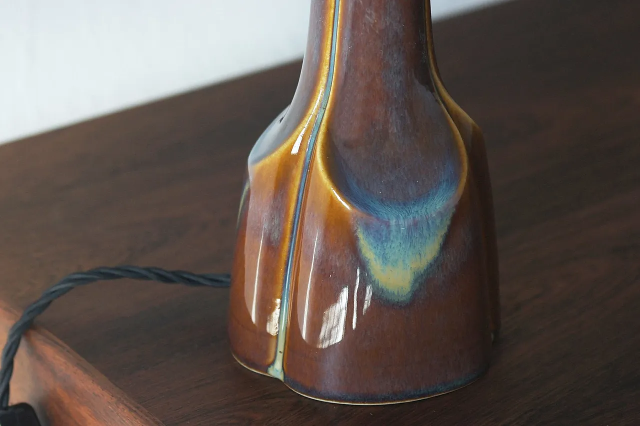 Lampada in ceramica attribuita a Einar Johansen per Søholm, anni '60 4