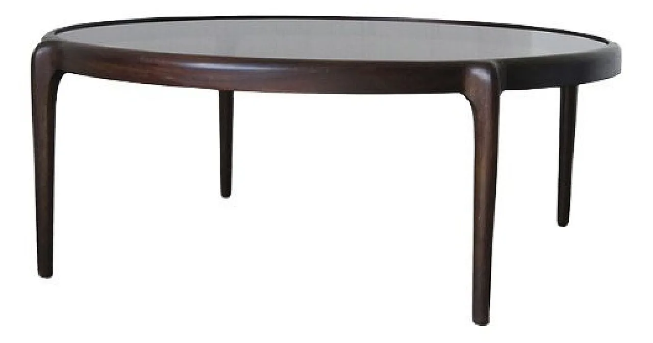 Mid-Century coffee table in mahogany, 1970s 1