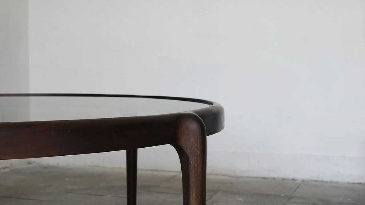 Mid-Century coffee table in mahogany, 1970s 3