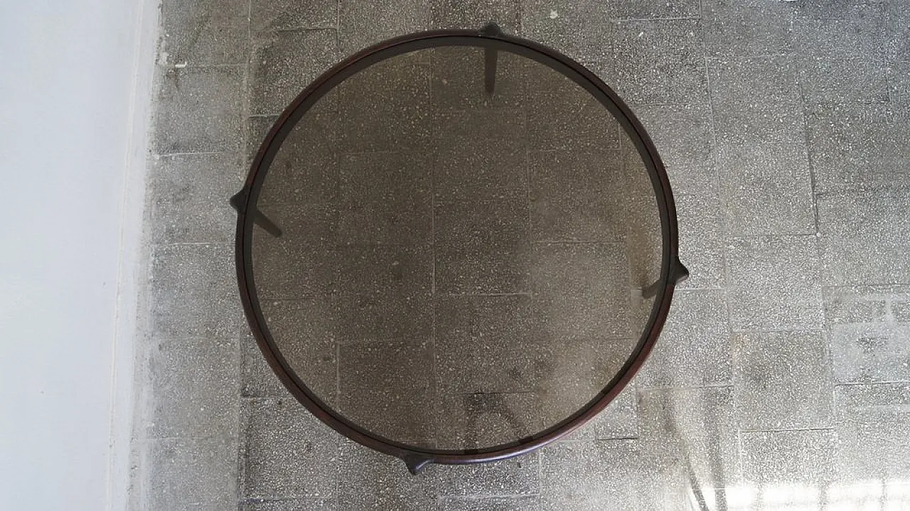 Mid-Century coffee table in mahogany, 1970s 7
