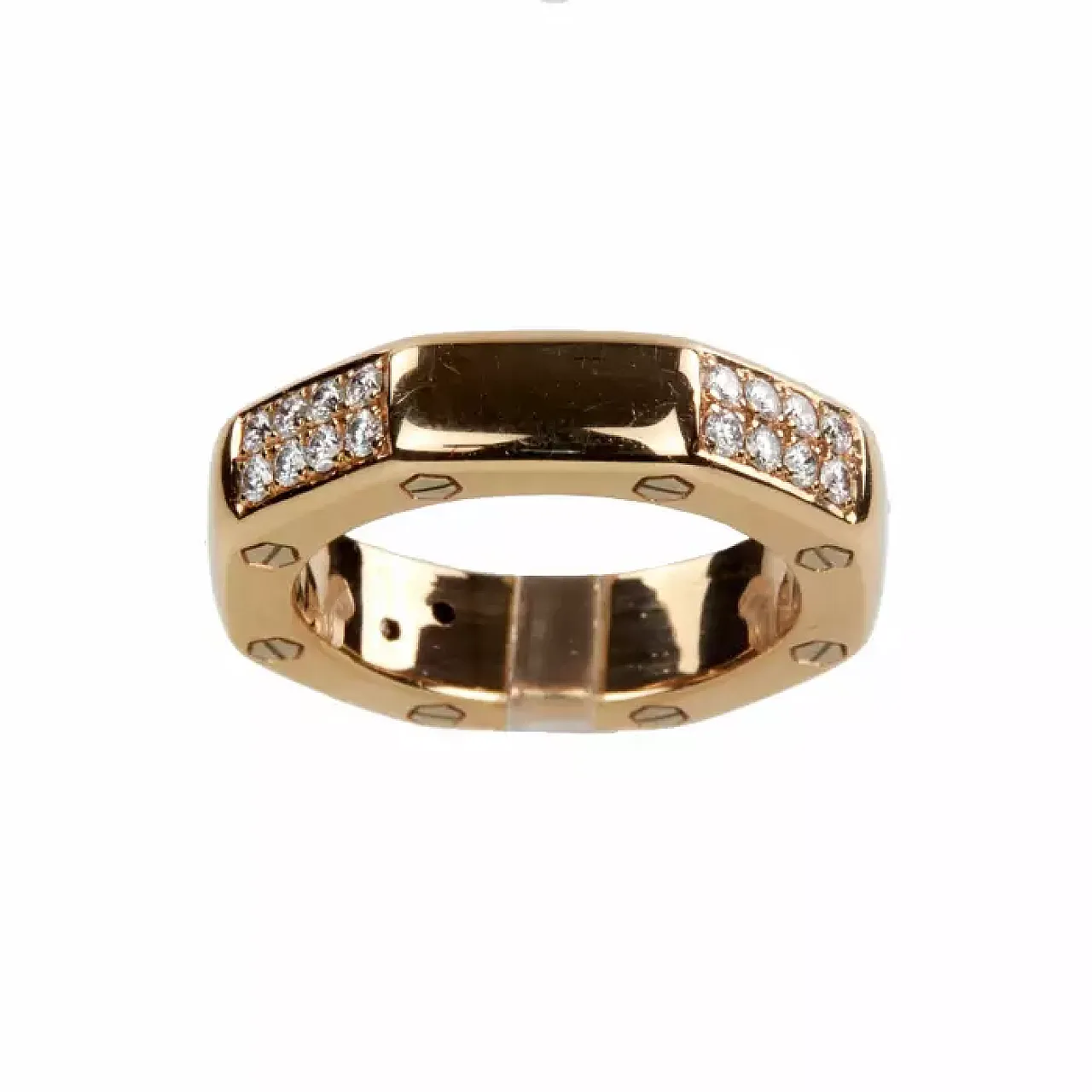 18-carat gold and diamond ring, 20th century 1