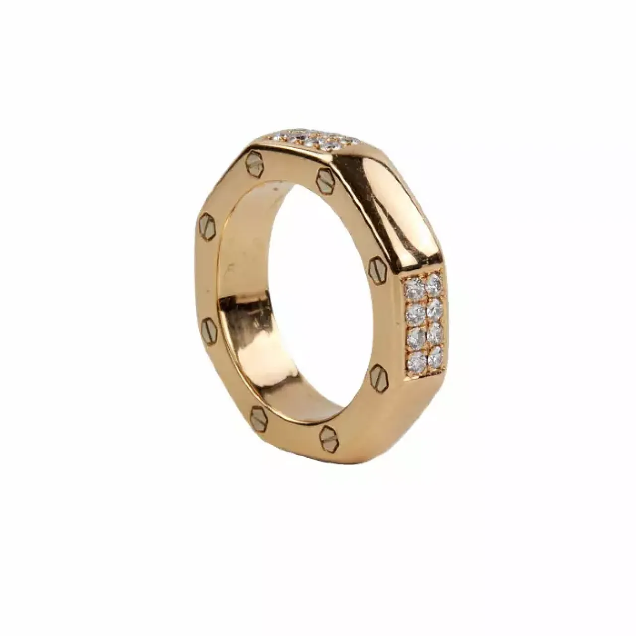 18-carat gold and diamond ring, 20th century 4