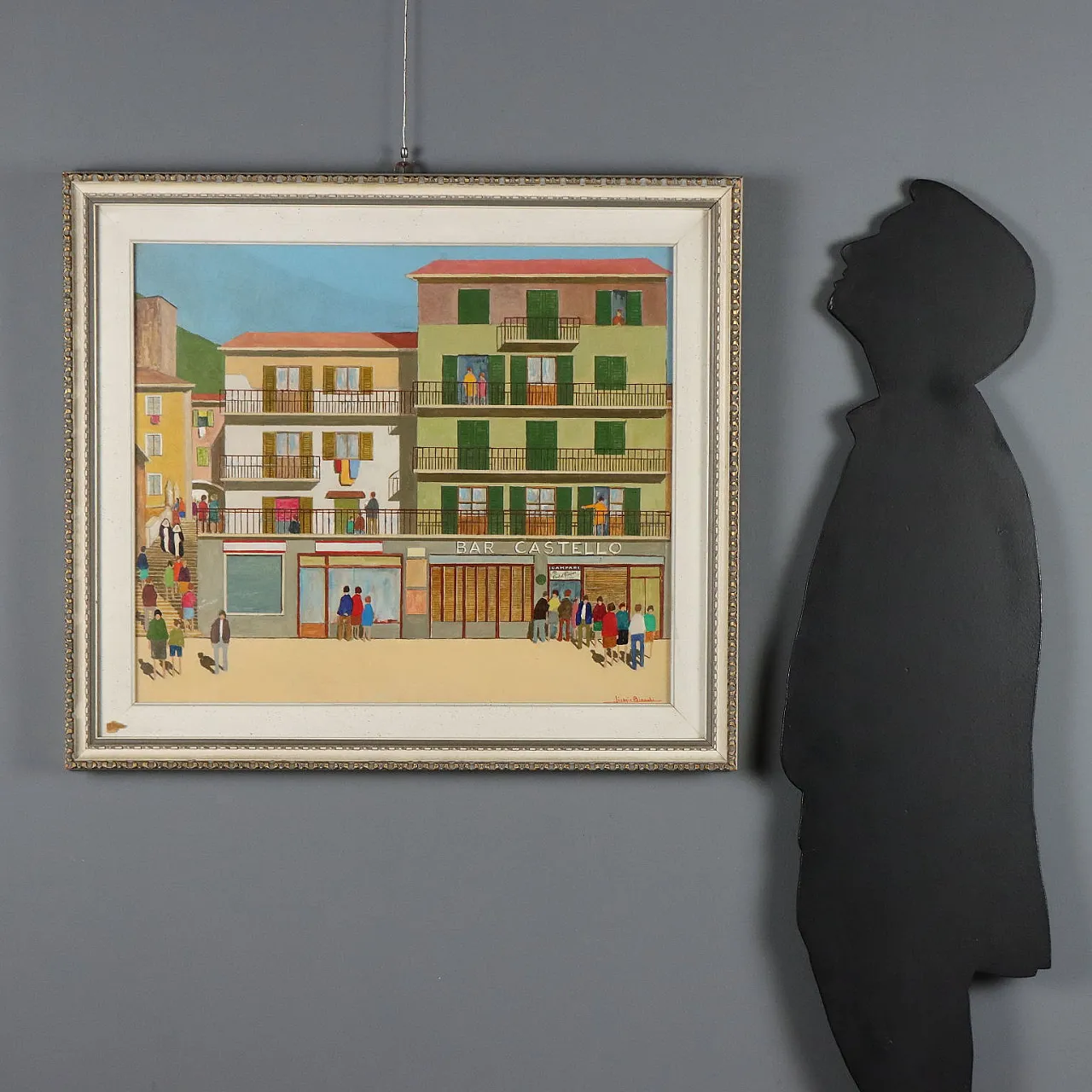 Painting by Giorgio Bianchi, oil on panel, 1970s 2
