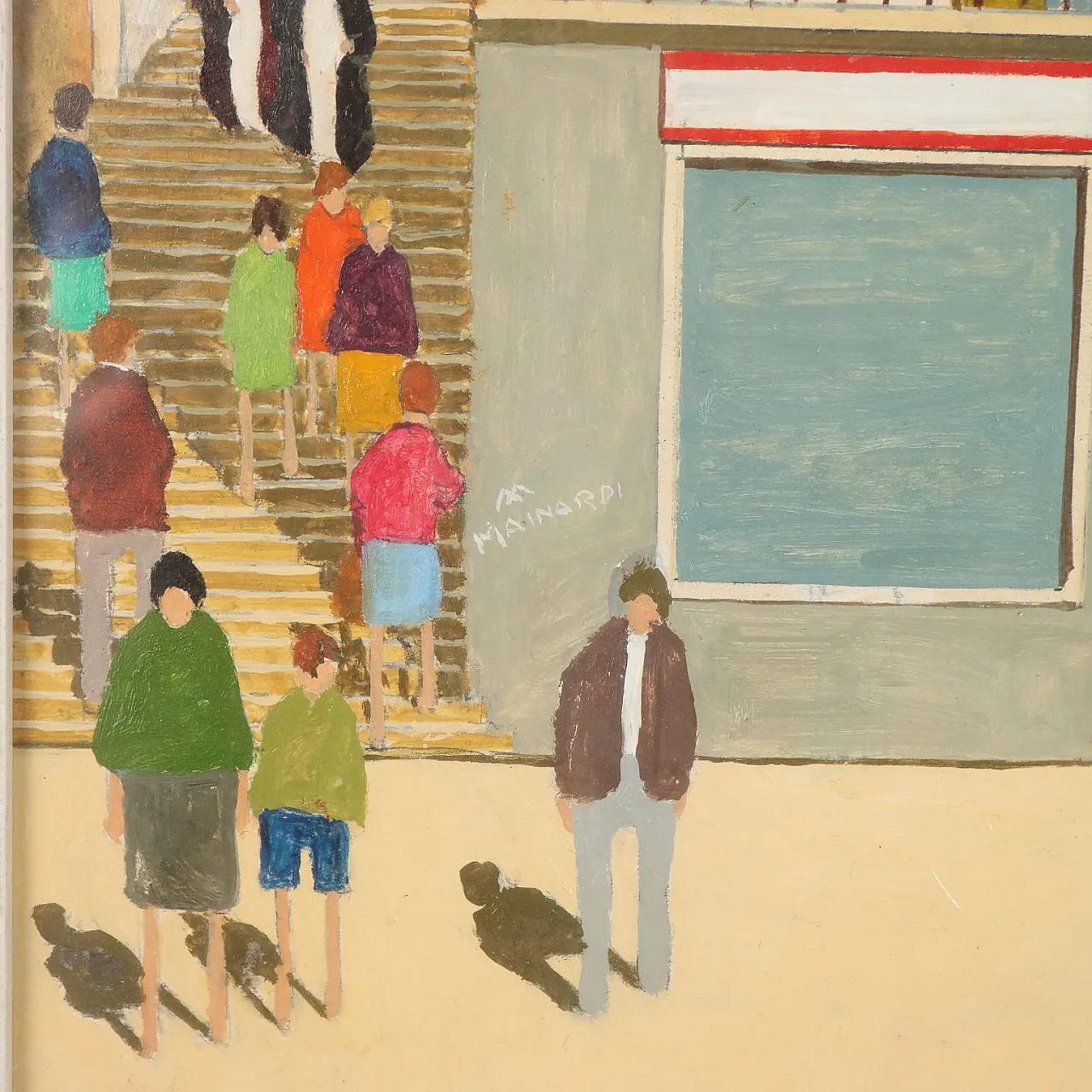 Painting by Giorgio Bianchi, oil on panel, 1970s 5