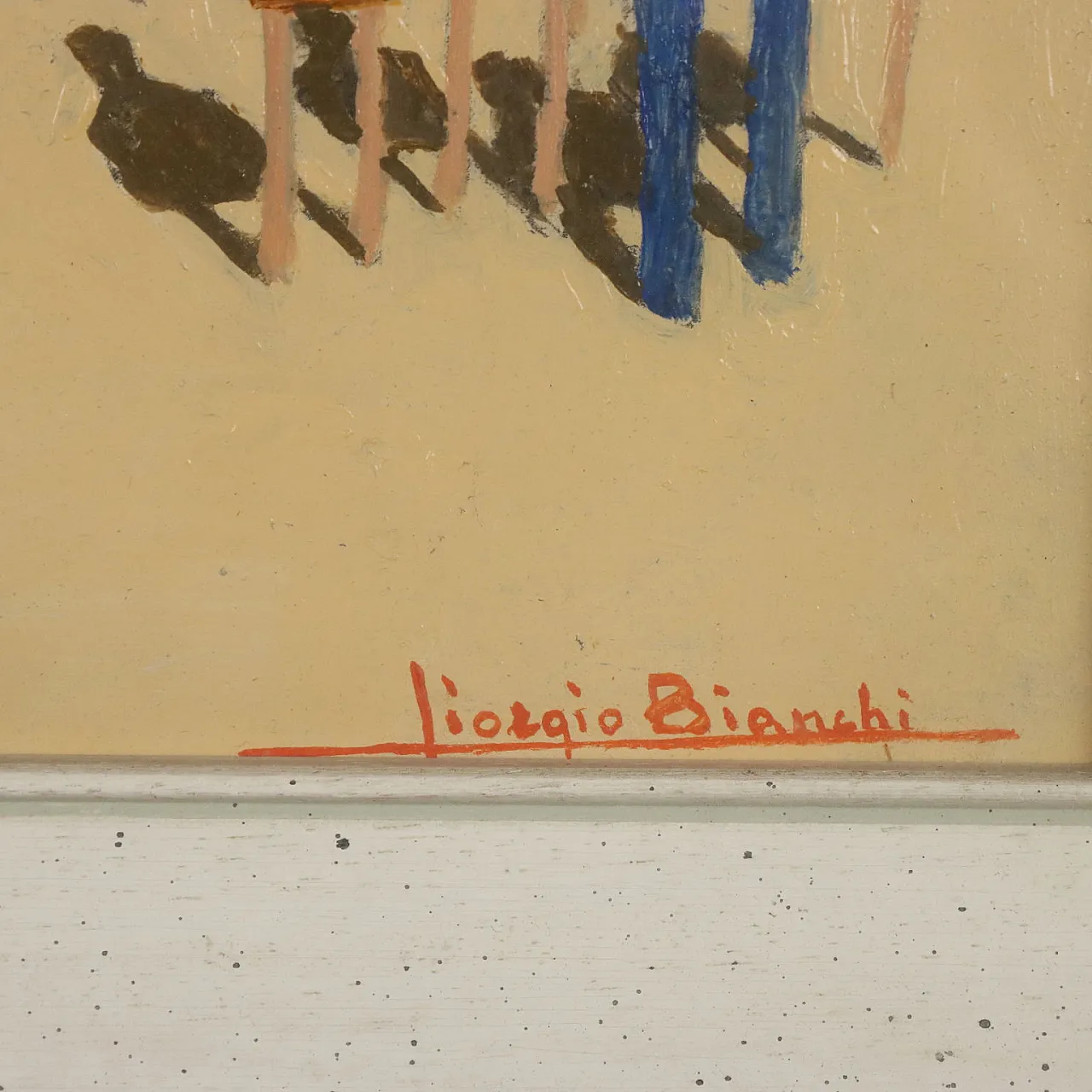 Painting by Giorgio Bianchi, oil on panel, 1970s 7