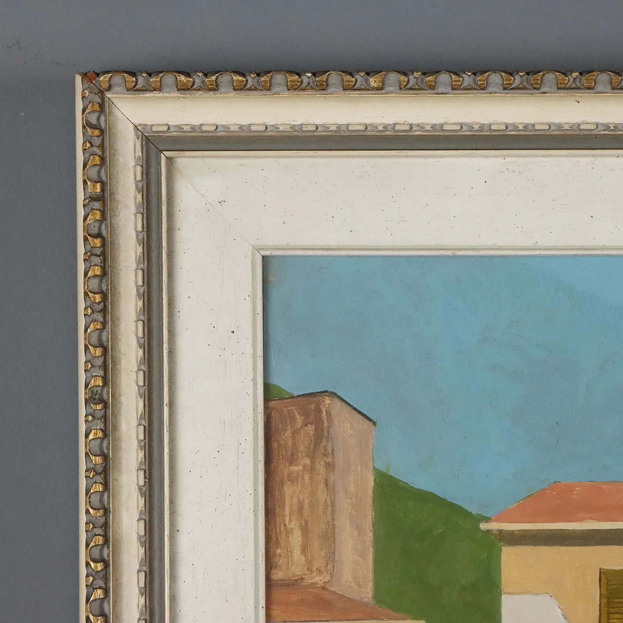 Painting by Giorgio Bianchi, oil on panel, 1970s 8