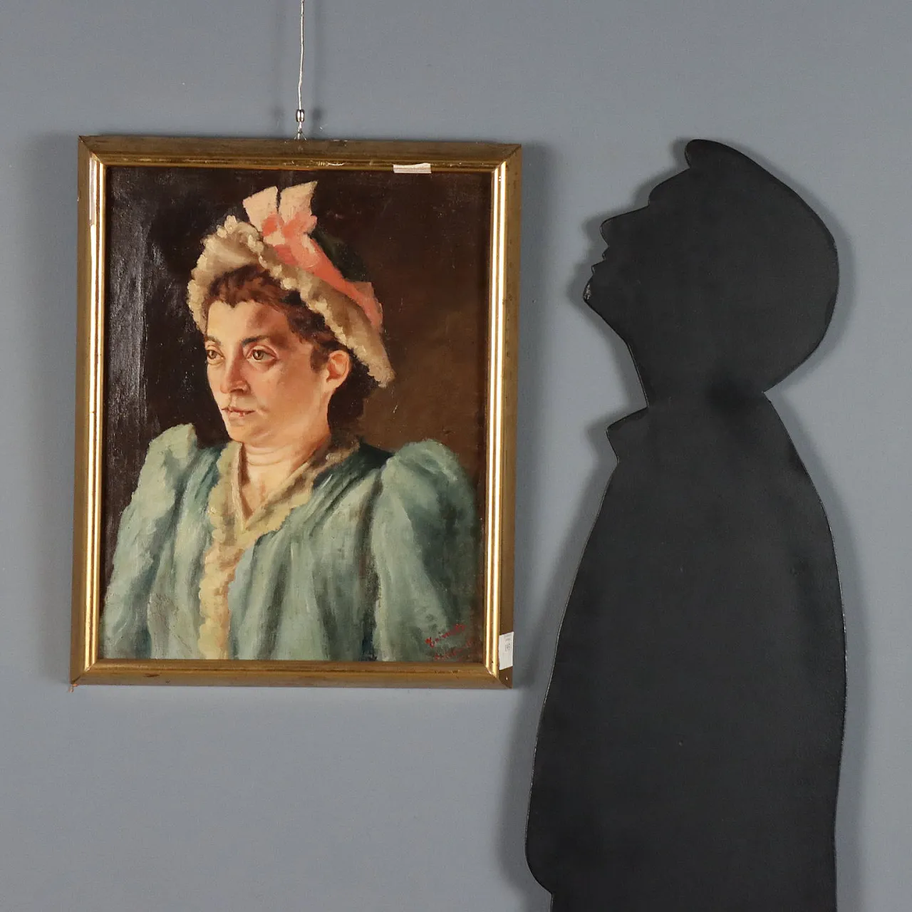 Female Portrait, oil on canvas, 19th century 2