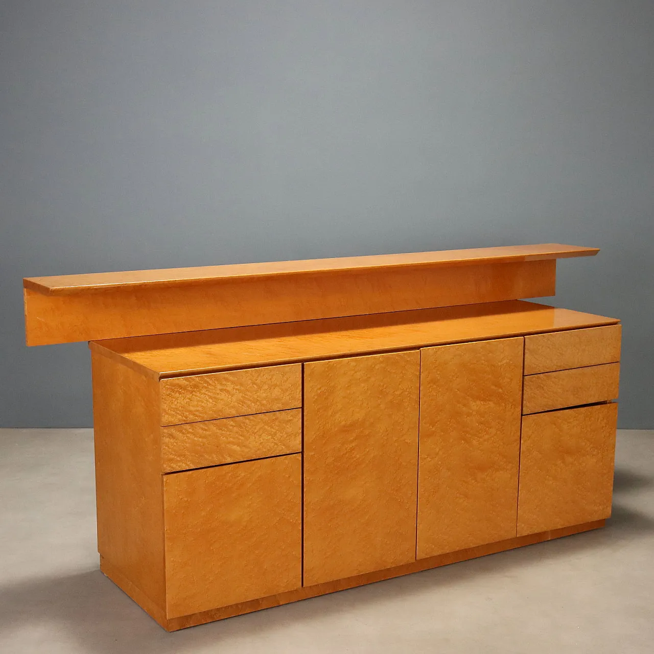 Burl buffet cabinet, 1980s 1