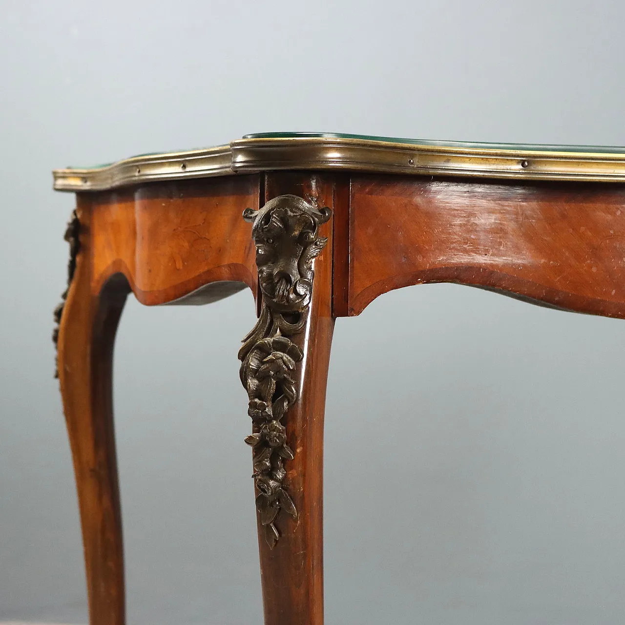 Inlaid center table, 20th century 3