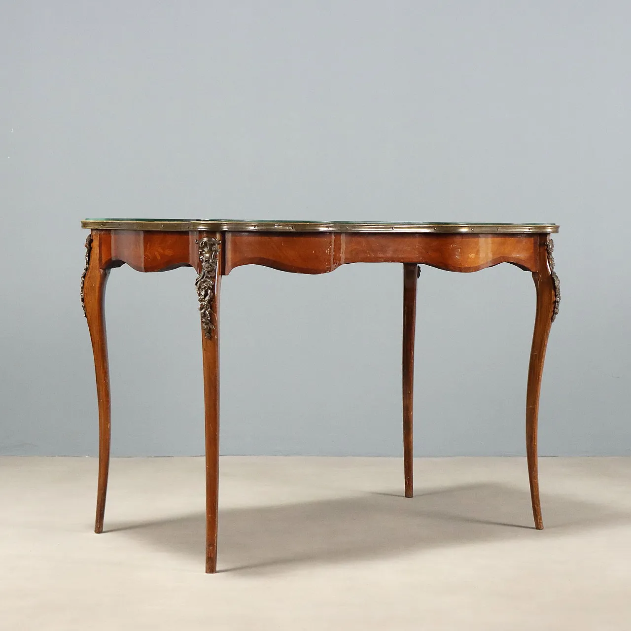 Inlaid center table, 20th century 9