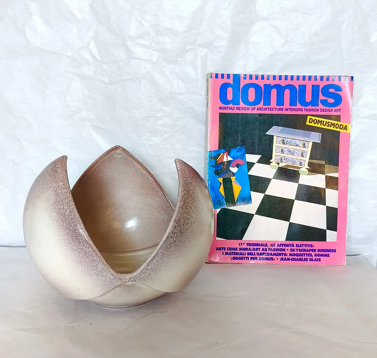Glazed ceramic decorative object attr. to Giovanni Bertoncello, 1960s 2