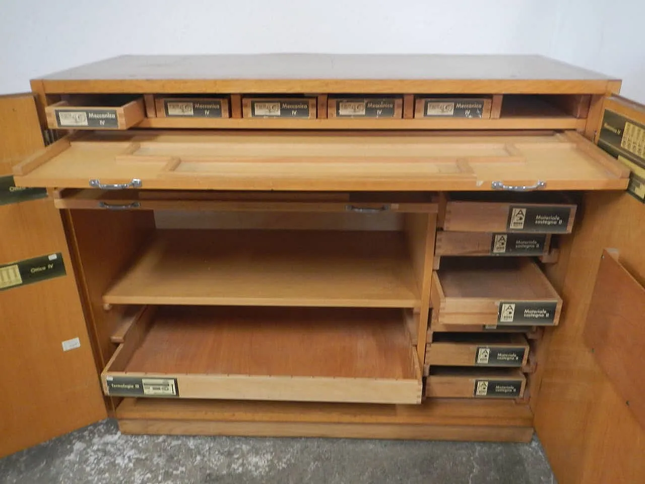 Chemistry lab filing cabinet from the 1970s 5