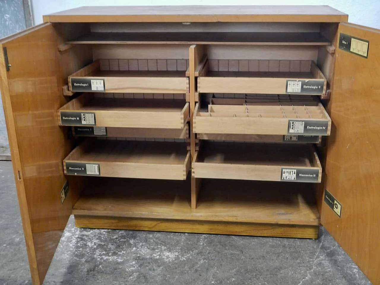 Chemistry lab filing cabinet from the 1970s 6