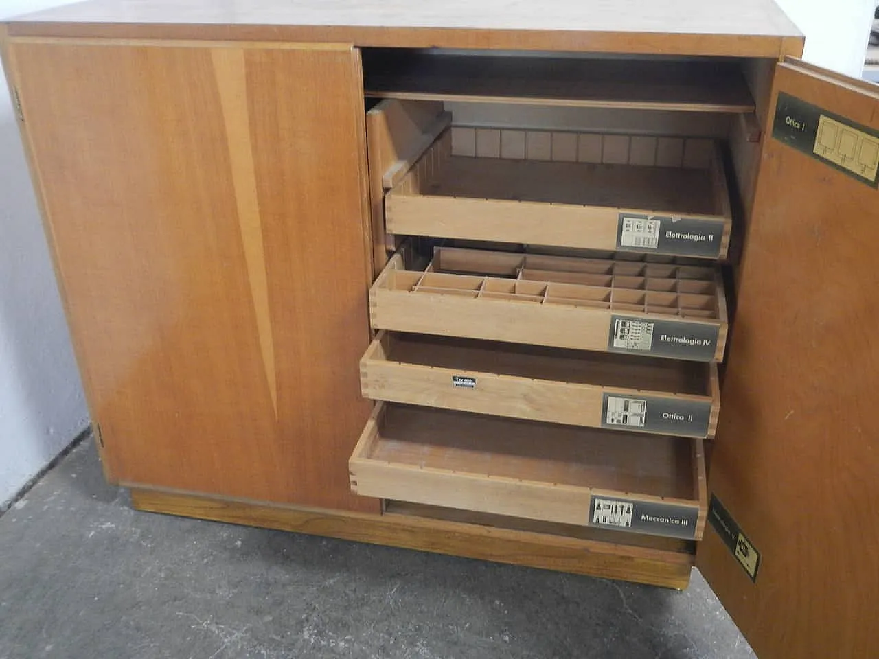 Chemistry lab filing cabinet from the 1970s 8