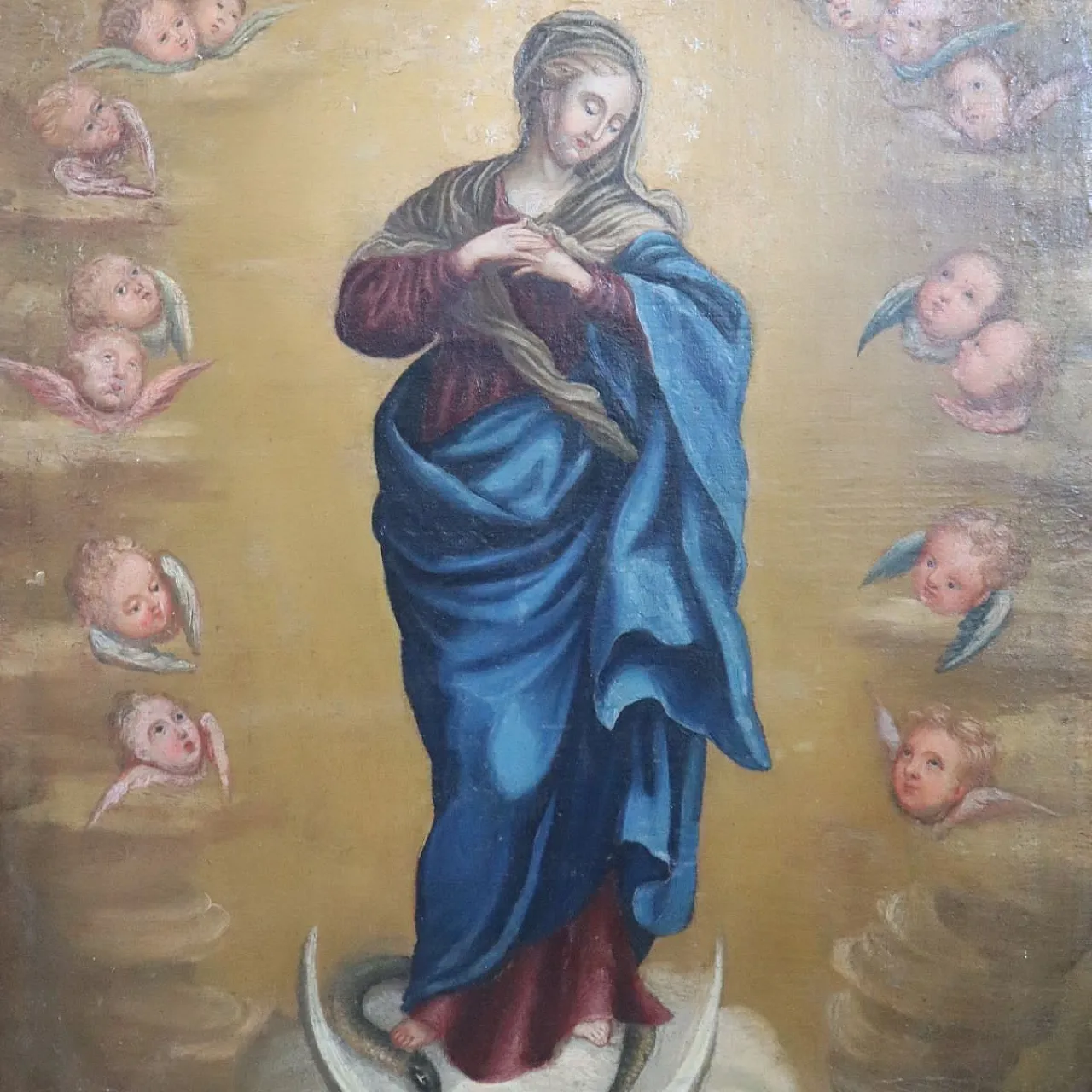 Immaculate Conception, oil on canvas, 18th century 3