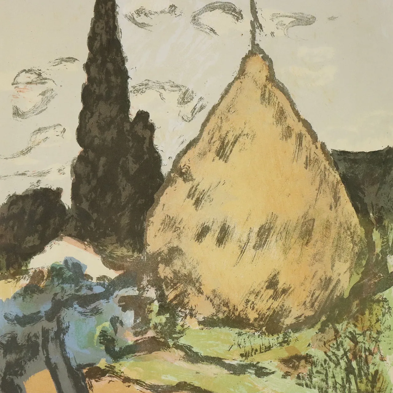 Lithograph by Ardengo Soffici, 20th century 3