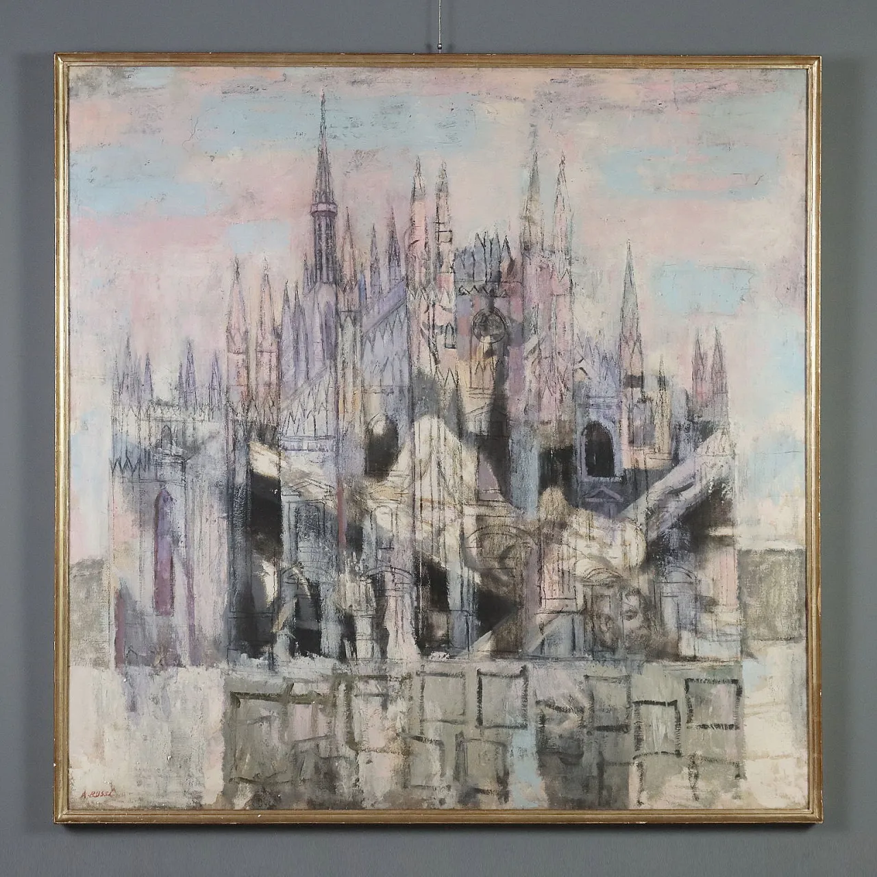 Attilio Rossi, oil on canvas, 20th century 1