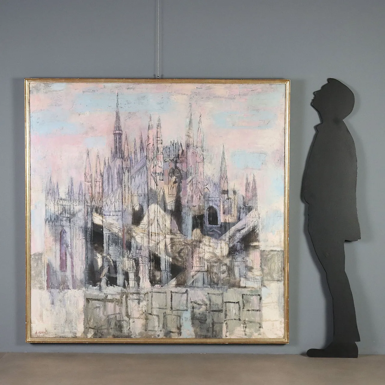 Attilio Rossi, oil on canvas, 20th century 2