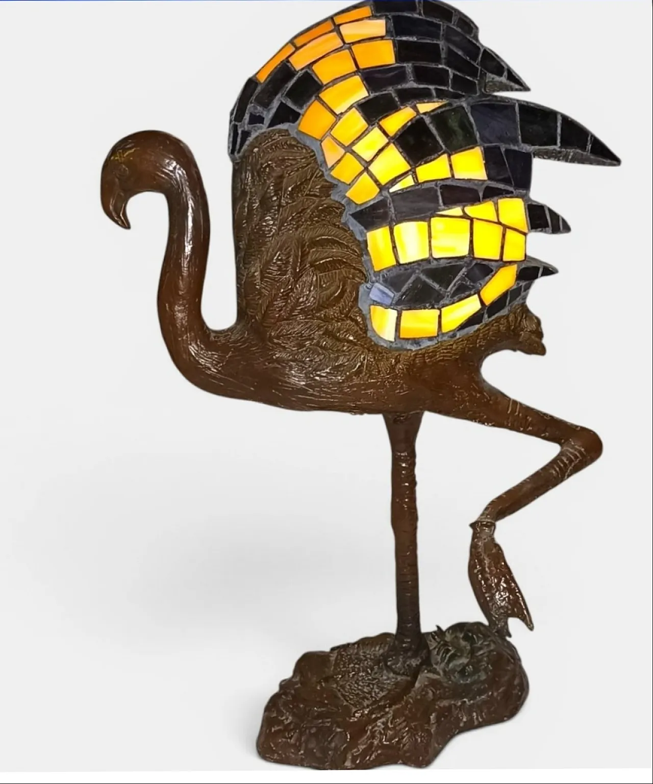 Tiffany style lamp, 70s 1