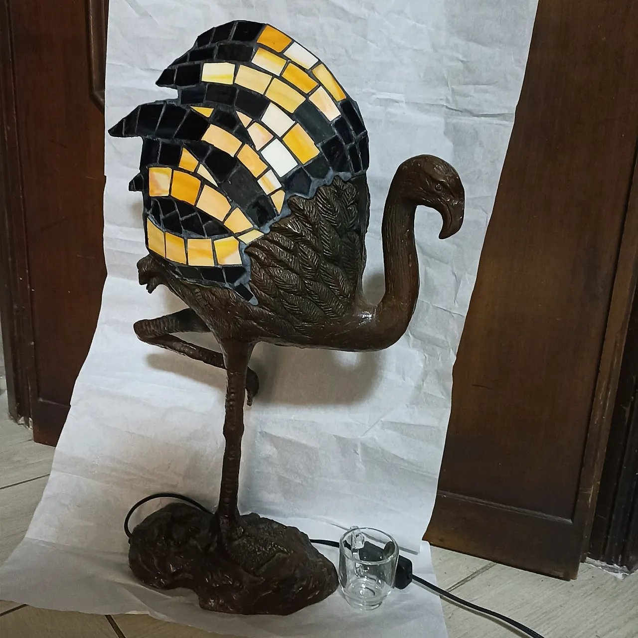 Tiffany style lamp, 70s 7