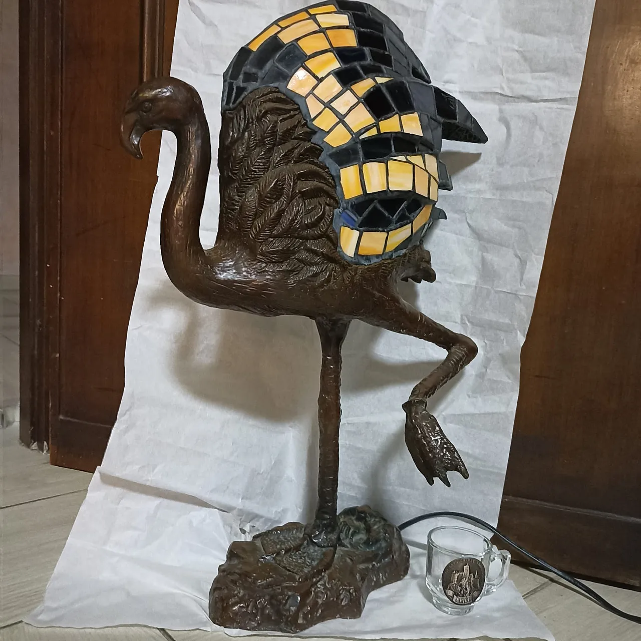 Tiffany style lamp, 70s 8