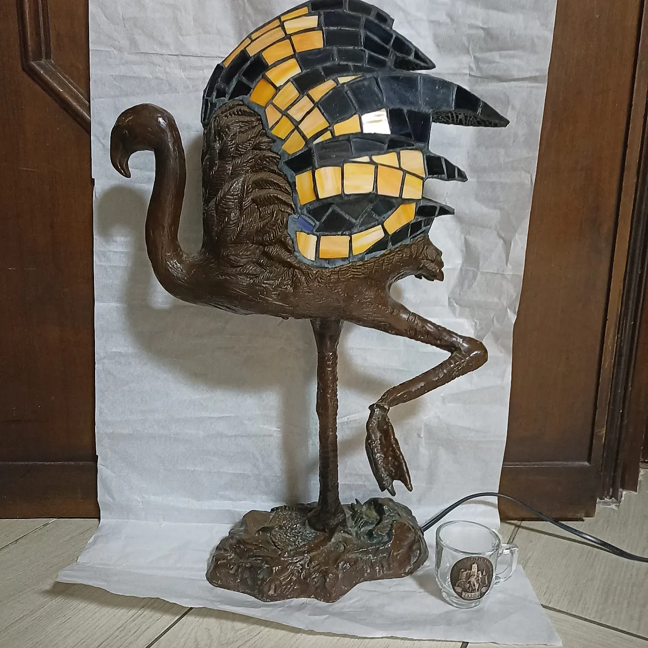 Tiffany style lamp, 70s 10