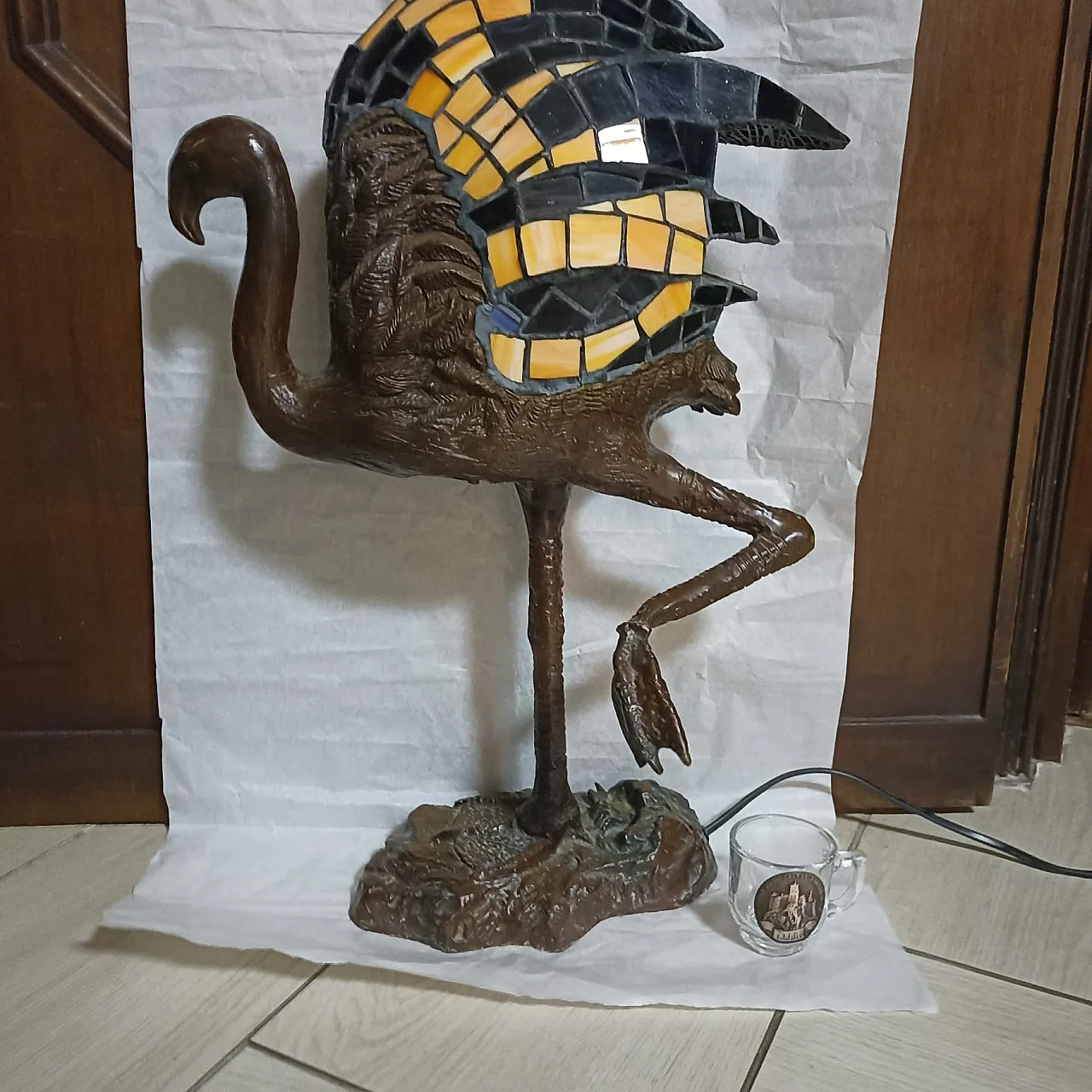 Tiffany style lamp, 70s 12