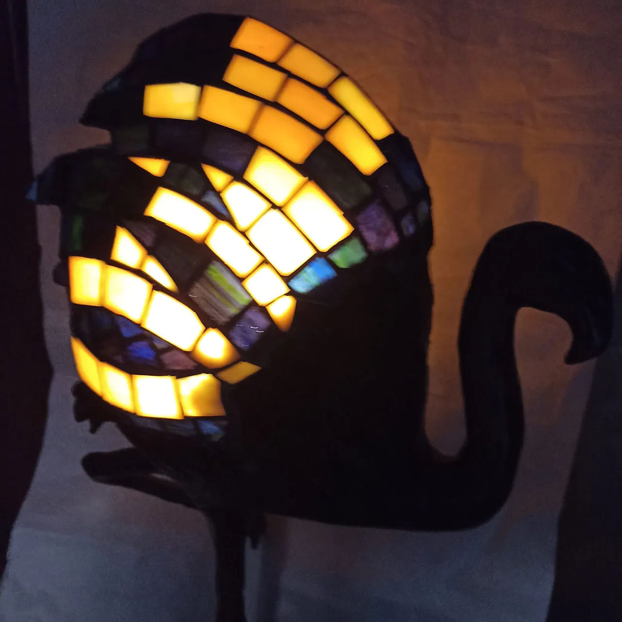 Tiffany style lamp, 70s 13