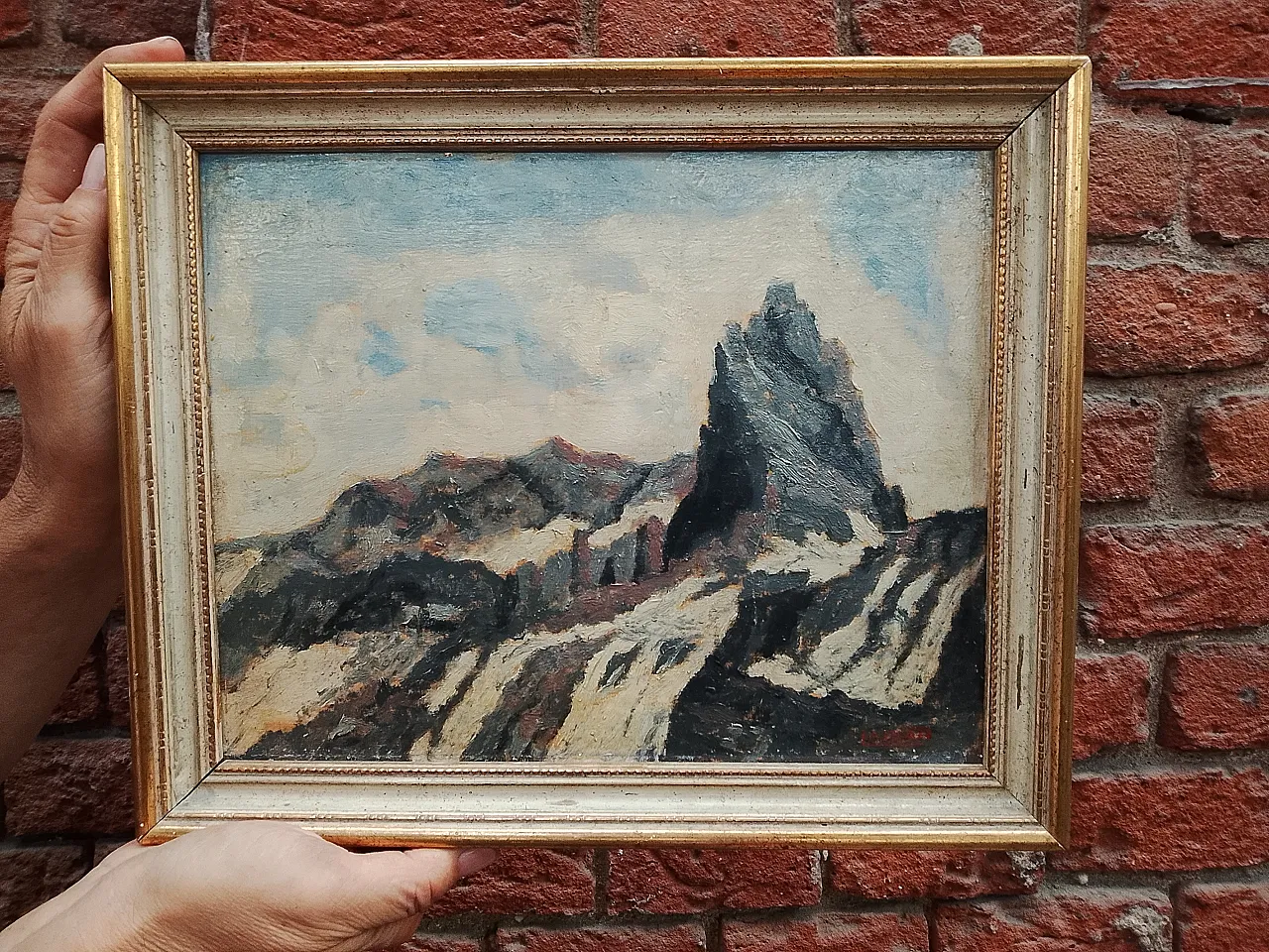 Oil painting "Brenta Massif (Dolomites) 1