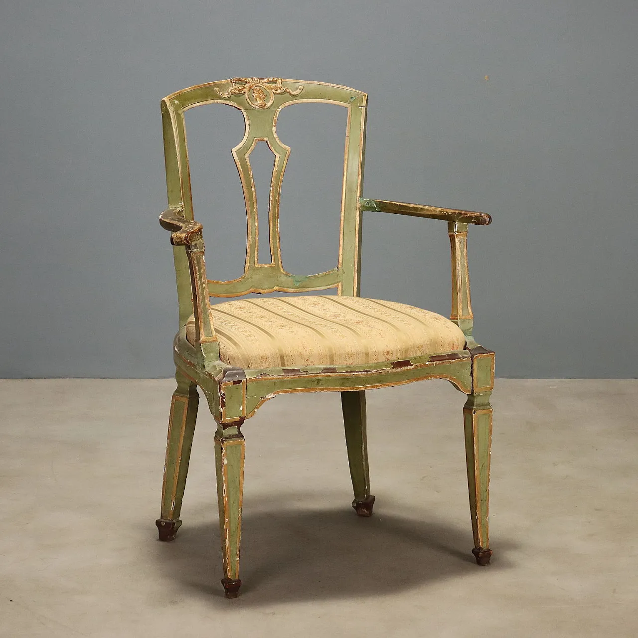 Venetian Neoclassical armchair, 18th century 1