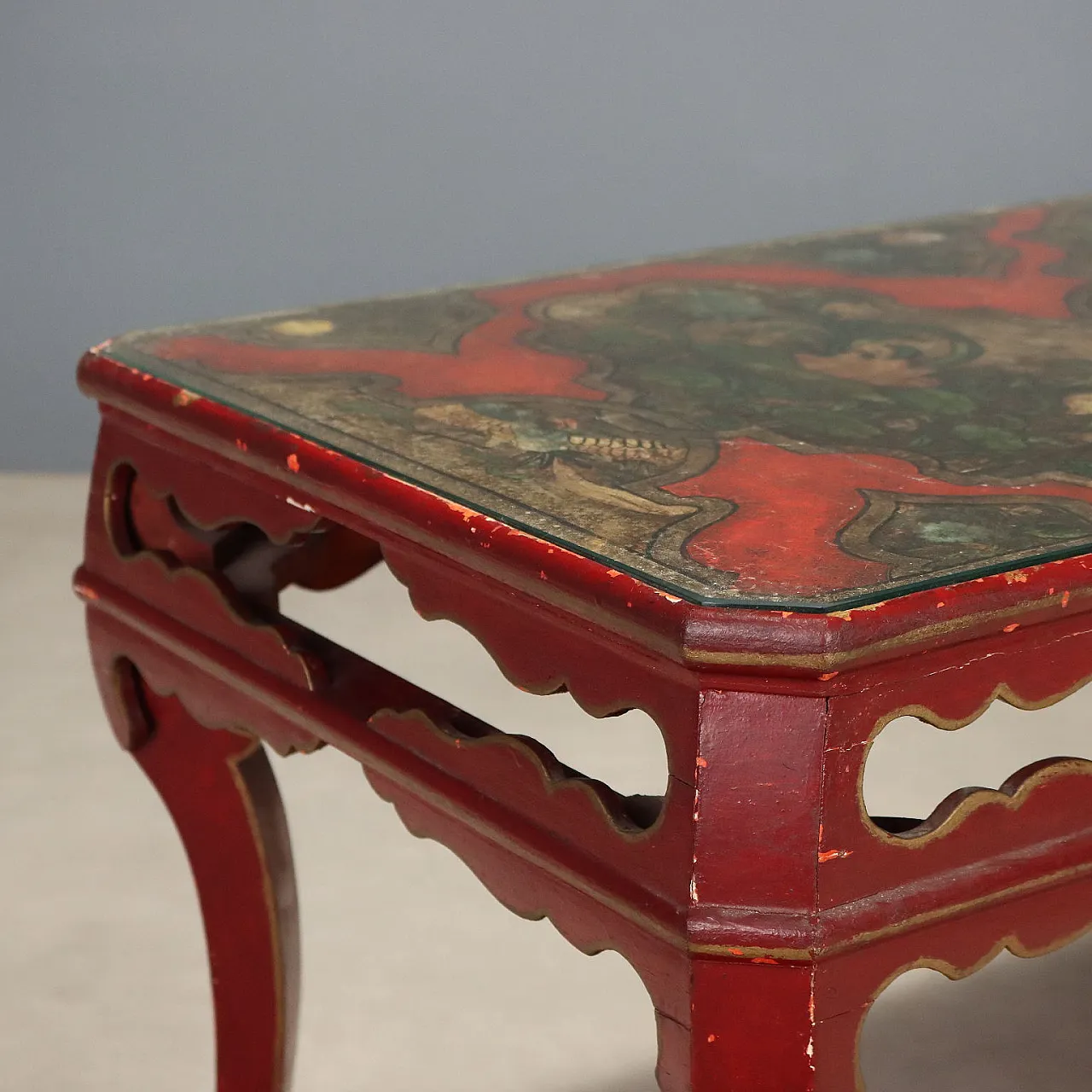 Chinoiserie style center table, 19th century 3