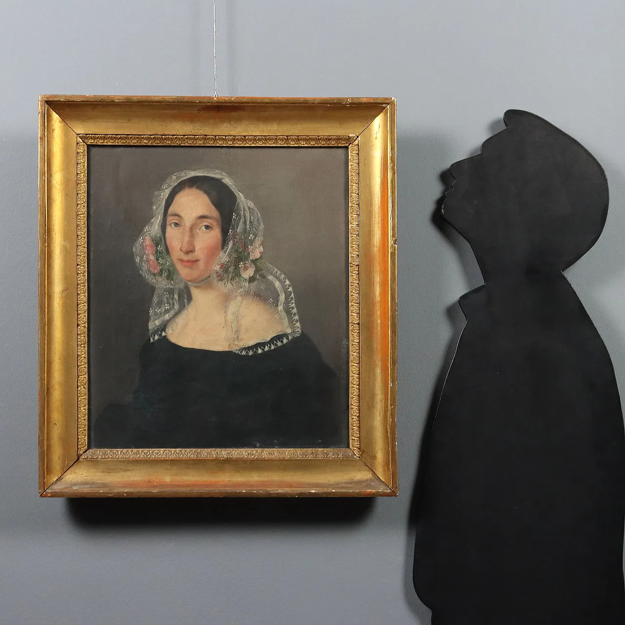 Portrait of a Young Woman, oil on canvas, 19th century 2