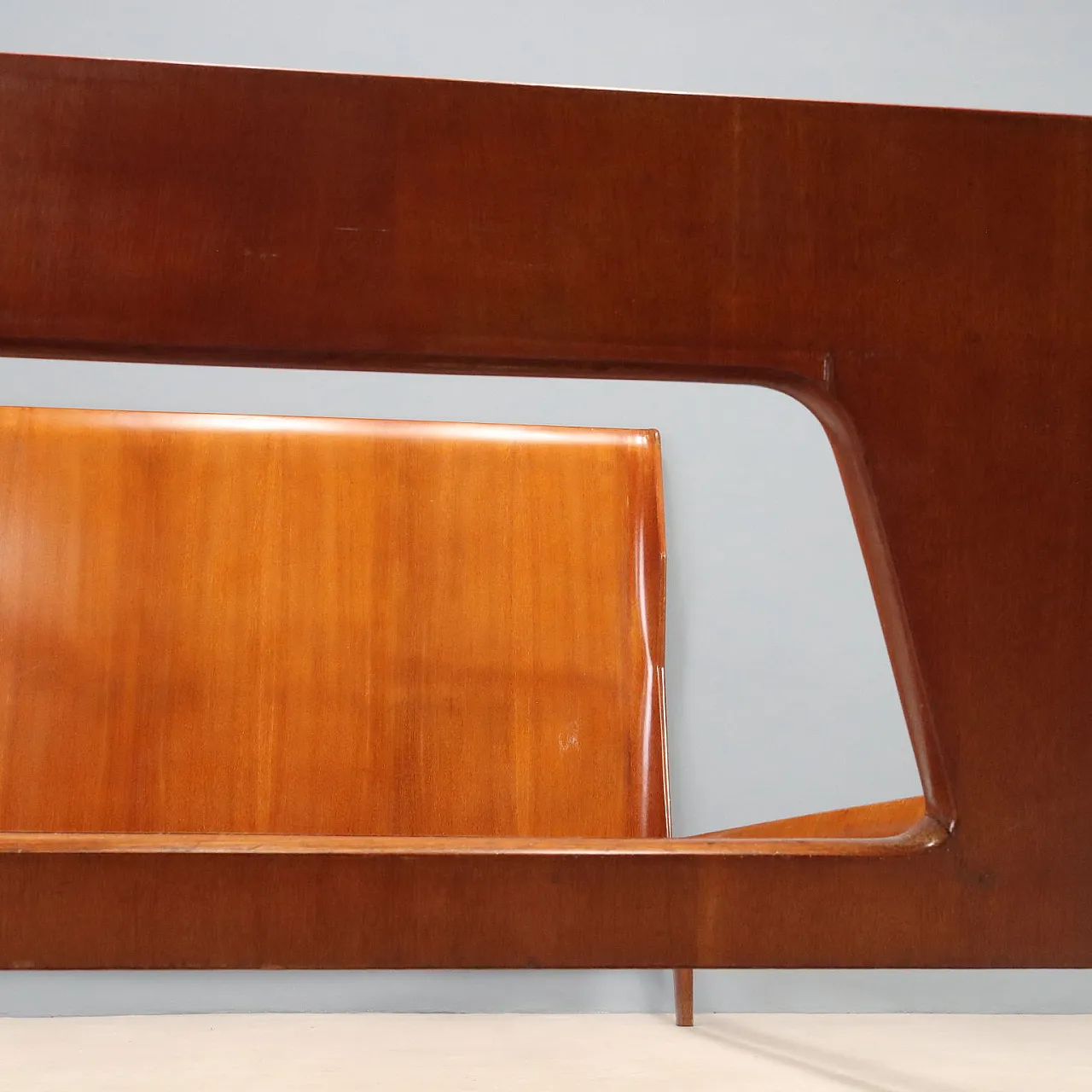Bed in mahogany, Italian manufacture, 1960s 5