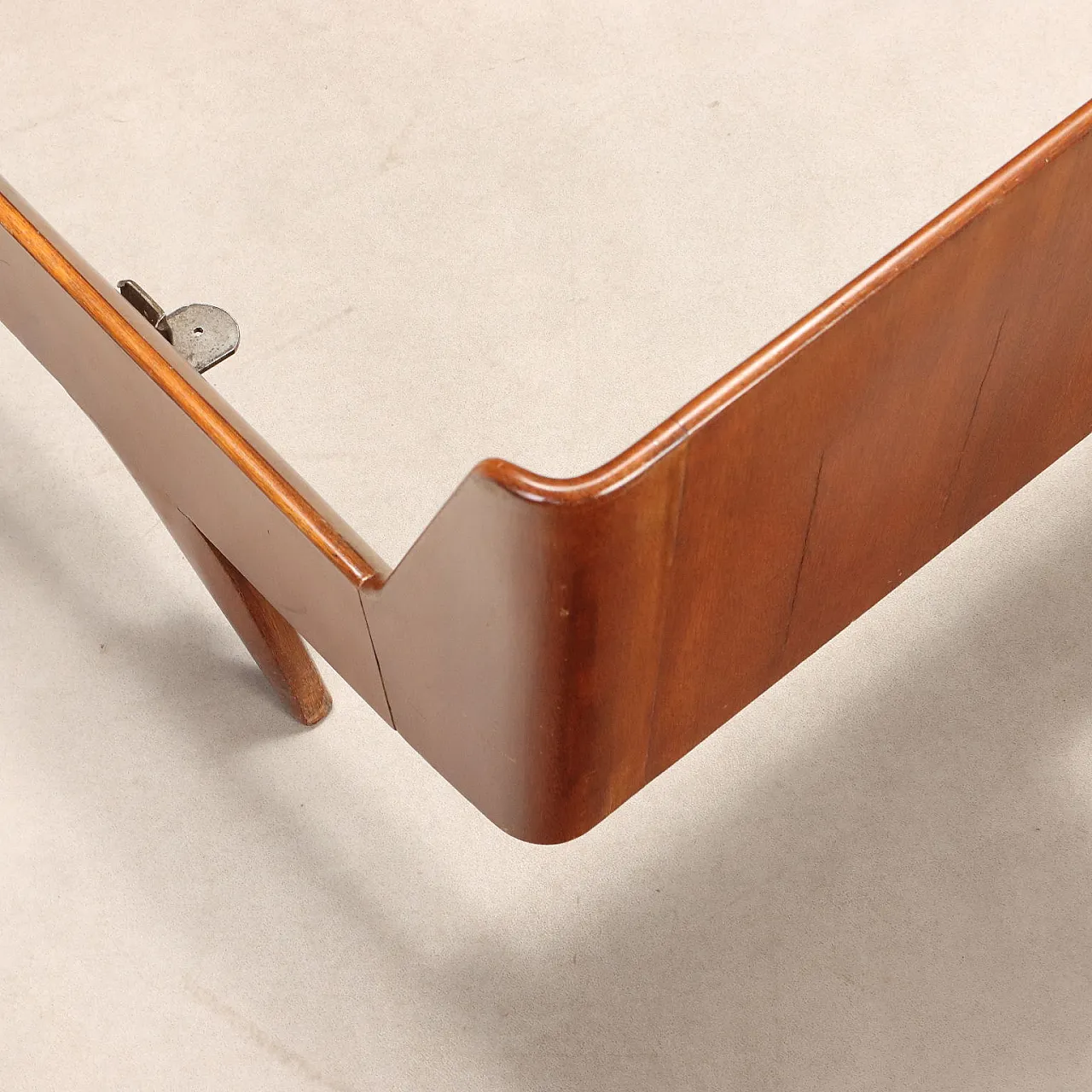 Bed in mahogany, Italian manufacture, 1960s 7