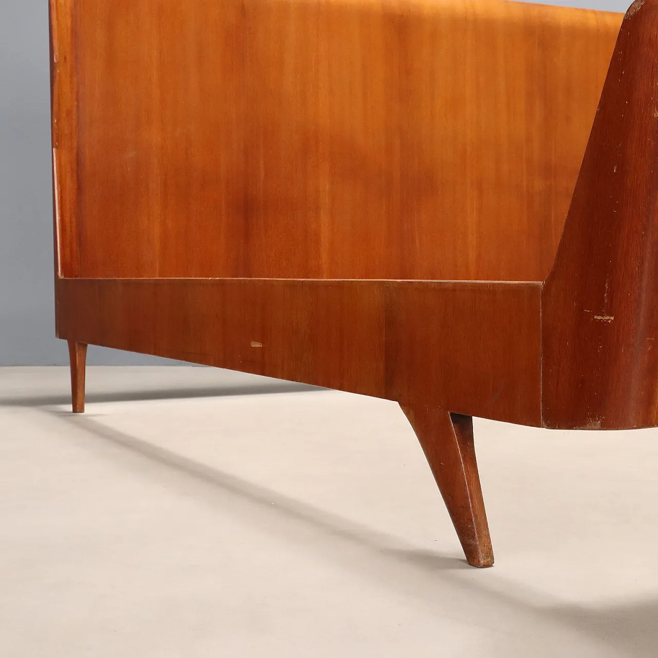 Bed in mahogany, Italian manufacture, 1960s 8
