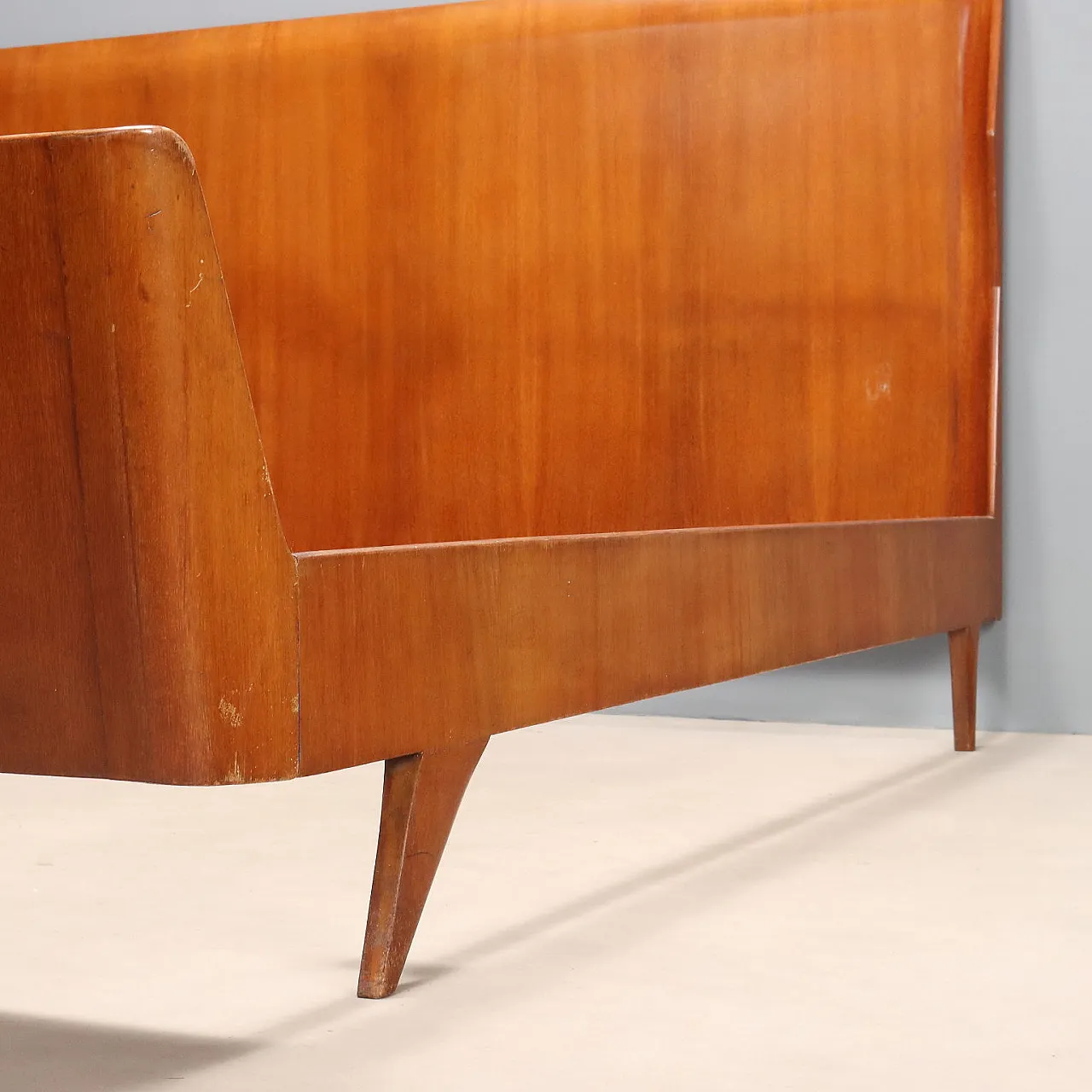 Bed in mahogany, Italian manufacture, 1960s 9
