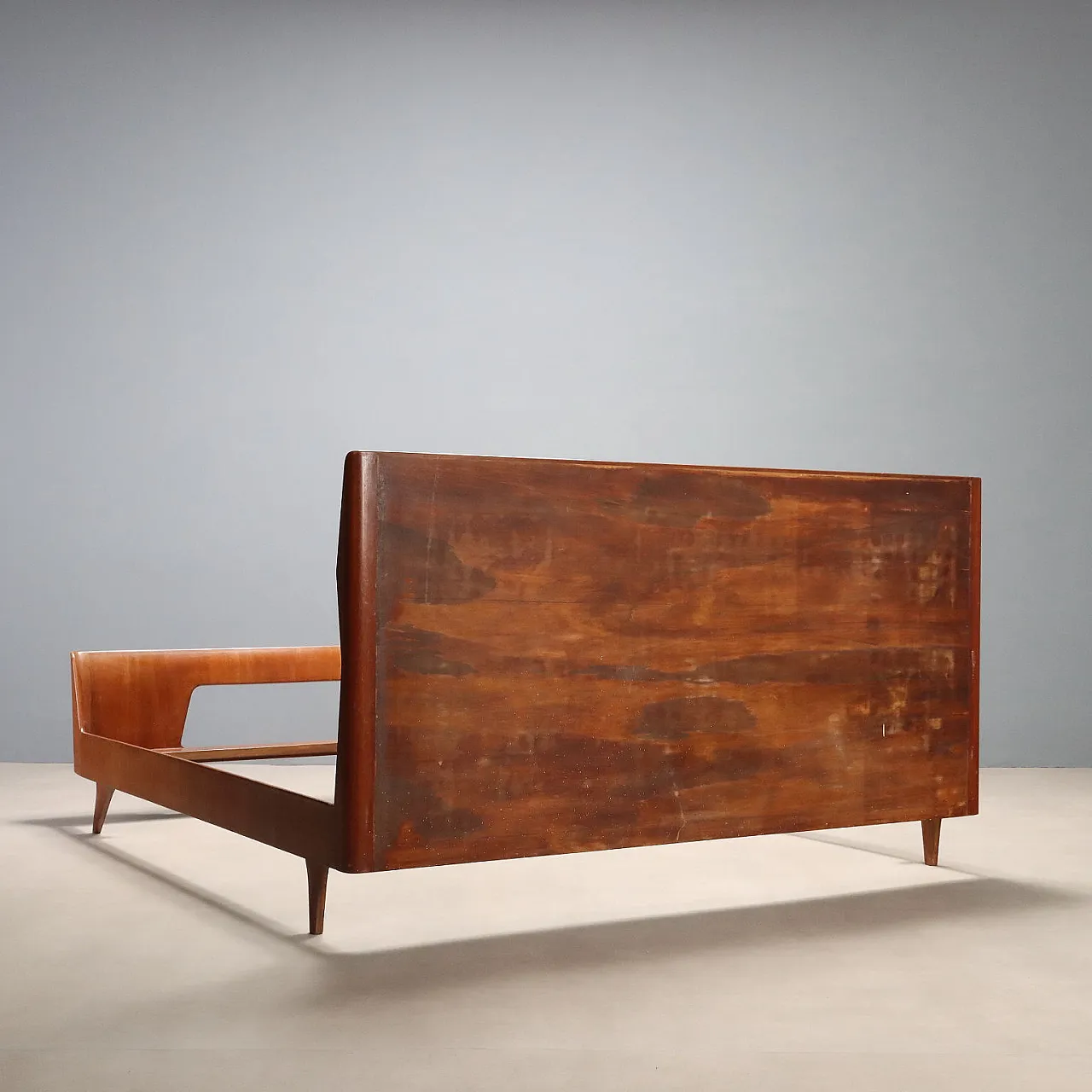 Bed in mahogany, Italian manufacture, 1960s 10